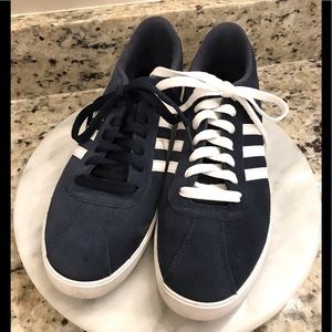Suede Navy Adidas Courtset Shoes